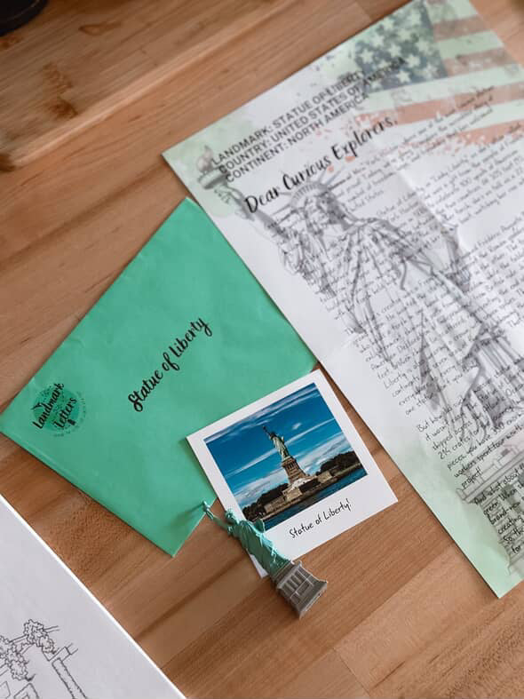 Statue of Liberty Letter