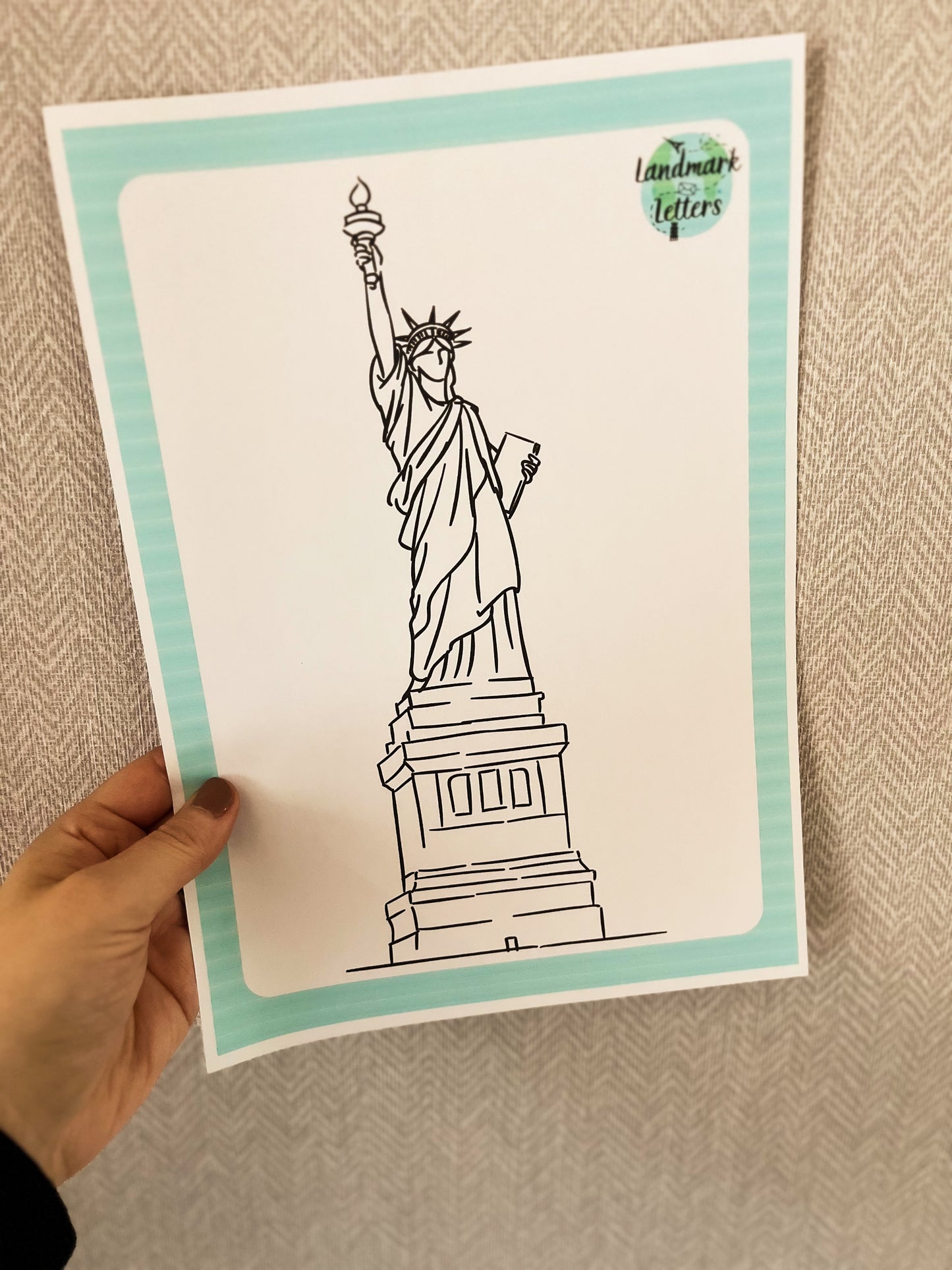 Statue of Liberty Coloring Page