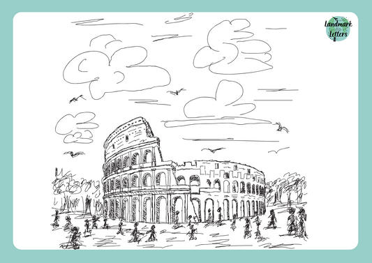 Colosseum Coloring Page