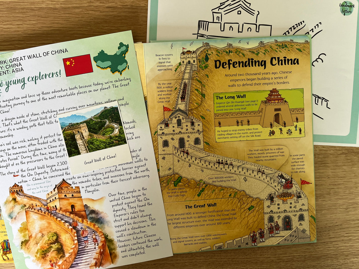 Great Wall of China Letter