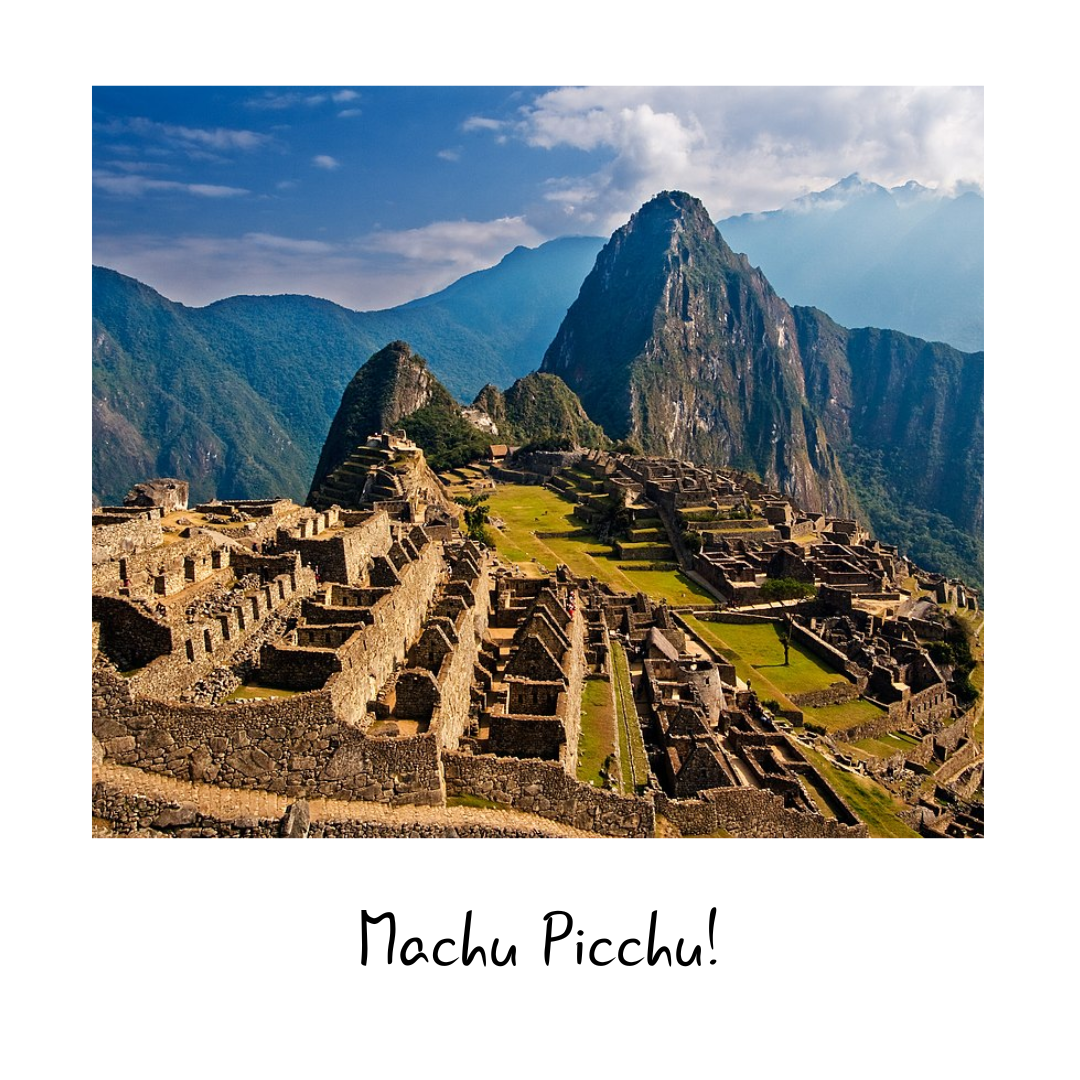 Machu Picchu Letter